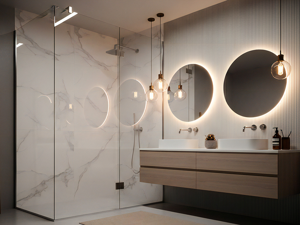 mamparas baño cristal templado perfileria aluminio acero inoxidable yecla y murcia